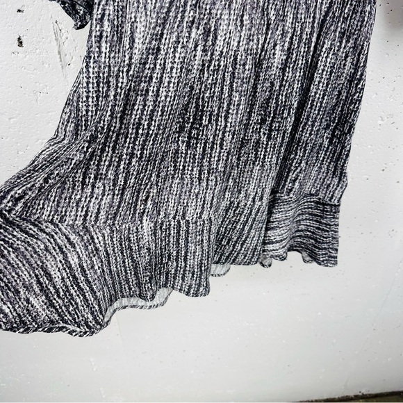 Joie size XS Black White Smocked Waist Mini Dress - Picture 6 of 14